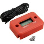 Xifu Shop C Turuncu Su Geçirmez Dijital LCD Sayacı Saat Metre Motosiklet Atv Kar Motoru Deniz Teknesi Yama Kayak Kir Quad Bisiklet Oh6 CSL2017 (Yurt Dışından) - Siyah