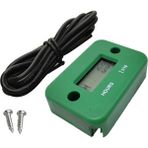 Xifu Shop C Yeşil Stil Atv Motosiklet Kar Sled Yakıt Tekne Jeneratör Bisiklet LCD Su Geçirmez Sayısal Devir Saat Sayacı (Yurt Dışından) - Siyah
