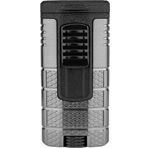 Xikar Tactical Triple Lighter Gunmetal Siyah Puro Çakmağı