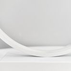 Xin Yue Zhang Yatak Odası Dekorasyon Masa Lambası Anahtarı Karartma Okuma Kitabı Işıkları LED Gece Lambası Minimalist Halka Başucu Masa Lambası Beyaz (Yurt Dışından)