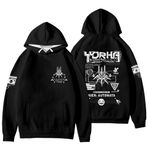 Xinchangda 9S Hoodie Anime 9Syorha/9Sautomata/No.9 Tip S Kapşonlu Sweatshirt Anime Hoodies Hayranları için Manga Hediyeler, Tip2, S
