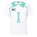 Xinchangda Anime Haikyuu Tişört, Aoba Johsai Lisesi Kısa Kollu Tişört Takım Forması Haikyuu!!! Anime Cosplay Bol Kısa Kollu Üst, Aoba Johsai Lisesi 1, 4XL