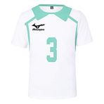 Xinchangda Anime Haikyuu Tişört, Aoba Johsai Lisesi Kısa Kollu Tişört Takım Forması Haikyuu!!! Anime Cosplay Bol Kısa Kollu Üst, Aoba Johsai Lisesi 3, 4XL