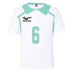 Xinchangda Anime Haikyuu Tişört, Aoba Johsai Lisesi Kısa Kollu Tişört Takım Forması Haikyuu!!! Anime Cosplay Bol Kısa Kollu Üst, Aoba Johsai Lisesi 6, 4XL