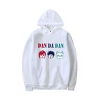 Xinchangda Ayase Momo Okarun Hoodie Anime Turbo büyükanne Takakura Ken kapüşonlu kazak Anime Hoodies Manga hediyeler hayranları için, beyaz, L