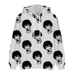 Xinchangda Bungo Sokak Köpekleri Hoodie Anime Dazai Osamu/Nakahara Chuuya/Nakajima Atsushi Kazak Kapüşonlu Sweatshirt Uzun kollu Anime Hoodie, Tip5, S
