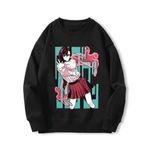 Xinchangda Dan Da Dan Anime Hoodie Ayase Momo/Okarun/Turbo Büyükanne/Shiratori Aira Kapüşonlu Sweatshirt Anime Hoodies Çocuklar Gençler için, Ayase Momo, L