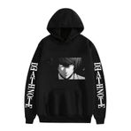 Xinchangda Death Note Hoodie Anime Light Yagami/Misa Amane 3D Baskılı Kazak Kapüşonlu Sweatshirt, Uzun Kollu Anime Kapüşonlu Sweatshirt, Tip 2, XXL
