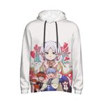 Xinchangda Frieren: Beyond Journey's End Anime Hoodie Frieren/Himmel/Stark/Fern Kapüşonlu Sweatshirt Uzun Kollu Hoodies 3D Baskı Kazak, Tip1, XL