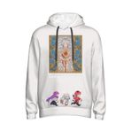 Xinchangda Frieren: Beyond Journey's End Anime Hoodie Frieren/Himmel/Stark/Fern Kapüşonlu Sweatshirt Uzun Kollu Hoodies 3D Baskı Kazak, Tip5, XS