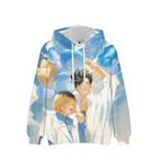 Xinchangda Haikyuu Anime Kapüşonlu, Hinata Shoyo/Tobio Kageyama Kapüşonlu Sweatshirt Haikyuu!! Uzun Kollu Kapüşonlu Kazak Manga Hediyeleri, Kuroo Tetsurou+Kenma, XS