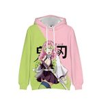 Xinchangda Kamado Nezuko Anime Kapüşonlu Kazak, Rengoku Kyoujurou/Kochou Shinobu Kapüşonlu Svetşört Uzun Kollu Kapüşonlu Kazak Manga Hediyeleri, Kanroji Mitsuri, L