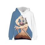 Xinchangda Kamado Nezuko Anime Kapüşonlu, Rengoku Kyoujurou/Kochou Shinobu Kapüşonlu Sweatshirt Uzun Kollu Kapüşonlu Kazak Manga Hediyeleri, Hashibira Inosuke, S