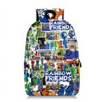 Xinchangda Mavi Sırt Çantası Anime Karikatür Oyunu Looky3D Baskı Okul Sırt Çantası Öğrenciler Schoolbag Hafif Laptop Sırt Çantası Erkek Kızlar için, tip 6, 28*15*47cm