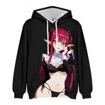 Xinchangda My Dress-Up Darling Hoodie, Anime Kitagawa Marin 3D Baskı Desen Kazak Kapüşonlu Sweatshirt Kitagawa Marin Anime Hoodies, Tip5, XXS
