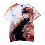 Xinchangda My Hero Academia MHA Tişört Unisex Anime Toga Himiko Asui Tsuyu Midoriya Izuku Baskılı Tişört Yaz Günlük Bol Yuvarlak Yaka Kısa Kollu Üstler, tip 5, L