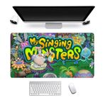Xinchangda My Singing Monsters Mouse Pad Furcorn Mammott Oyunu Kaymaz Kauçuk Mouse Mat Potbelly Mouse Pad 40x70CM Masaüstü PC Laptop için