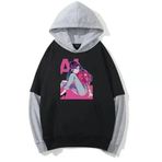 Xinchangda Oshi No Ko Hoodie, Anime Hoshino Ai 3D Baskı Desenli Kazak Kapüşonlu Sweatshirt Hoshino Akuamarin Anime Kapüşonlu Sweatshirt, Hoshino Ai, XXL