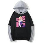 Xinchangda Oshi No Ko Hoodie, Anime Hoshino Ai 3D Baskı Desenli Kazak Kapüşonlu Sweatshirt Hoshino Akuamarin Anime Kapüşonlu Sweatshirt, Hoshino Rubi, L