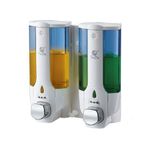 Xinda ZYQ138SB 2'li Beyaz 380 ml Sıvı Sabun ve Şampuan Dispenseri