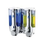 Xinda ZYQ138SK 2'li Krom 380 ml Sıvı Sabun ve Şampuan Dispenseri