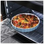 XineYuor Kiş kalıbı, seramik, kiş kalıbı, porselen, çap 20 cm, yuvarlak pasta kalıbı, yapışmaz kaplamalı, meyveli kek kalıbı, meyve tabanı kalıbı, çizilmez, kolay temizlenir