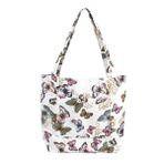 XINFULLWOL Tuval Tote Çanta, Yeniden Kullanılabilir Bakkal Çantaları, Alışveriş Çantaları, Yardımcı Bez Çanta, Katlanabilir Bakkal, Plaj Çantası., Butterfly-2 (Kebek