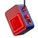 XINGLINSHOE Dahili Işıklı Taşınabilir Mini Parti Hoparlörü 5W HiFi Ses Dış Mekan Bluetooth Hoparlör TF Kart SD Aux Bisiklet, Kamp, Ev, Açık Hava için Çift Eşleştirme (Mavi)