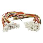 XINGYHENG 40 adet 2.0mm 4PIN dişi erkek bağlantı fişi ile 15cm Terminal konektörü tel kablo LED ışık şeridi için 5.9 '' uyumlu JST PH