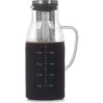 Xinh 1 Adet Ccoffee Üreticisi, Buzlu Çay Sürahi Infüzer ile Kapak ve Ölçek, Çift Kullanım Filtresi Cezve(Yurt Dışından)
