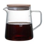 Xinh 500 ml Cam Sürahi Isıya Dayanıklı Cam Sürahi Kapaklı Ev Çaydanlık Cam Kahve Sürahi Kahve Sıcak Çay | Kahve Tencere