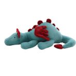 Xinh 60 cm Kar Ejderha Douglas Dinozor Peluş Oyuncaklar Kar Dağ Ejderha Bebek Sevimli Yastık Battaniye Yastıklar Dekor Ev | Peluş Yastıklar - Mavi