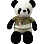 Xinh 60 cm Sevimli Bebek Büyük Dev Kazak Panda Ayı Peluş Dolması Hayvan Bebek Hayvanlar Oyuncak Yastık Karikatür Kawaii Bebekler Kızlar Lover Hediyeler | Doldurulmuş ve peluş Hayvanlar - Yeşil