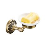 Xinh Antika Banyo Aksesuarları Seti Bronz Vintage Pirinç Saç Kurutucu Tutucu Wc Kağıt Havlu Askısı Yüzük Sabun Sepeti Robe Kanca Kapmak Barlar | Banyo Donanım Setleri (Yurt Dışından) - Bakır