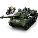 Xinh Askeri Tank Destroyer Tuğla Ikinci Dünya Savaşı Ordu Askerler Yapı Taşları Klasik Inşaat Oyuncaklar Çocuklar Için | Bloklar - Yeşil