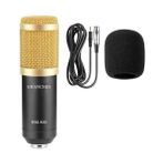 Xinh Bm 800 Profesyonel Kondenser Mikrofon Seti: Bilgisayar + Bm 800 Mikrofon BM800 Olarak Şok Montaj + Köpük Kapağı + Kablo (Yurt Dışından) - Siyah