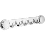 Xinh Çok Fonksiyonlu Banyo Duvar Kancaları Abs Kauçuk Havlu Askısı Kanca Tutucu Yatak Odası Mutfak Giyim Askı ile Ağır Hizmet Tipi Vantuz | Robe Hooks (Yurt Dışından) - Gümüş