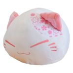Xinh Sevimli Peluş Börek Kedi Yavru Kiraz Çiçeği Oyuncak Hayvan Doll Yastık Kanepe Bebek Odası Ev Dekorasyon Süsler Kız Arkadaşı Hediye | Doldurulmuş Ve;peluş Hayvanlar - Pembe