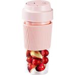 Xinh Taşınabilir Portakal Sıkacağı Elektrikli Mikser Kupası Blender Ev Sıkacağı Turuncu Sıkacağı Mini Hızlı Blender Mutfak Aletleri - Pembe