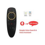 Xinh Uzaktan Kumanda G10S Pro Ses Evrensel 2.4g Kablosuz Hava Fare Mikrofon Gyroskope Ir Android Tv Kutusu Için Ir Öğrenme H96 Max X96 Mini (Yurt Dışından) - Siyah