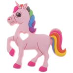 Xinhang 5 Adet Silikon Diş Kaşıyıcı Unicorn Çiğnemek Diş Çıkarma Kolye Aksesuarları Silikon Kolye Gıda Sınıfı Silikon Bebek Oyuncak Dişlikleri (Yurt Dışından) - Pembe