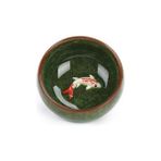 Xinhang Hediye Paketi Crackle Sır Seyahat Çay Kase Kupa Fincan Teacups Seti 4 Adet 3D Buz Çatlak Vücut Şirketi Açılış Ceramics Suit | Teaware Setleri (Yurt Dışından) - Renkli