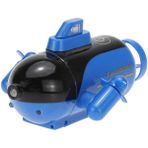 Xinhang Mini Radyo Yarışı Rc Denizaltı Oyuncak Sualtı Denizaltı Banyo Oyuncakları Küvet Havuzlarında Uzaktan Kumanda Tekne (Yurt Dışından) - Mavi