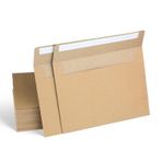 Xinnilove 50'li Paket Kraft Zarflar, A7 Davetiye Zarfları, Düğün, Baby Shower, Hediye Kartlarını Kişiselleştirmek için Kahverengi Kraft Zarflar, Doğum Günü Partisi, Davetiyeler için 5x7 Zarflar