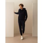 Xint Erkek Lacivert Pamuk Dokulu Slim Fit Sweat Mont - 2XL
