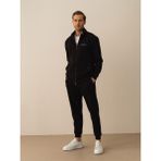 Xint Erkek Siyah Pamuk Dokulu Slim Fit Sweat Mont - 2XL