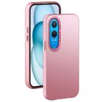 XINYEXIN OnePlus Nord CE 4 Lite 5G Kılıf Ultra İnce - Mat Kaplama Çizilmeye Dayanıklı Darbeye Dayanıklı Tampon Kılıfı - Pembe