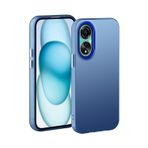 XINYEXIN Oppo A78 4G Telefon Kılıfı Ultra İnce Kılıf - Mat Kaplama Çizilmeye Dayanıklı Darbeye Dayanıklı Tampon Kapağı - Mavi