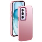 XINYEXIN Oppo Reno 12 Pro 5G / Reno12 Pro 5G Kılıf Ultra İnce - Mat Kaplama Çizilmeye Dayanıklı Darbeye Dayanıklı Tampon Kılıfı - Pembe