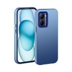 XINYEXIN Realme C33 / C30 Telefon Kılıfı Ultra İnce Kılıf - Mat Kaplama Çizilmez Darbeye Dayanıklı Tampon Kılıfı - Mavi